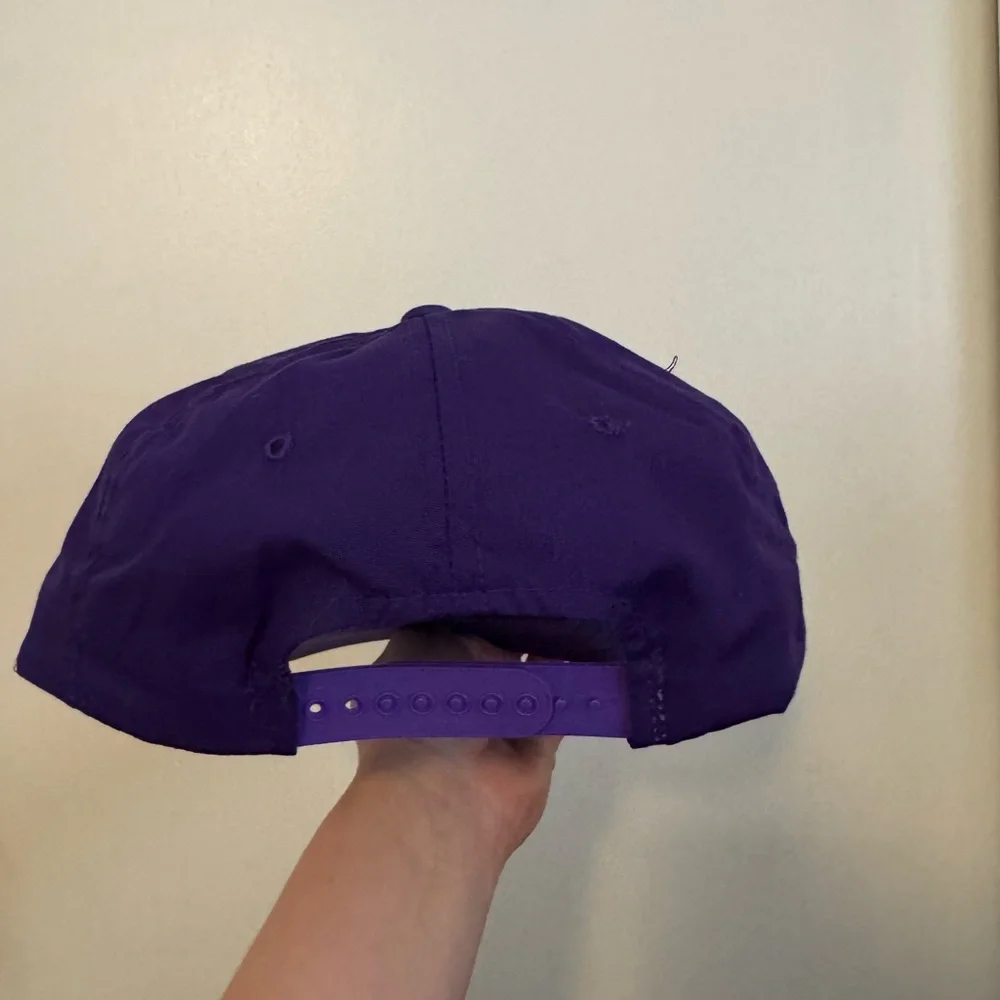 Purple Geometric Pattern Cap - Picture 5 of 6